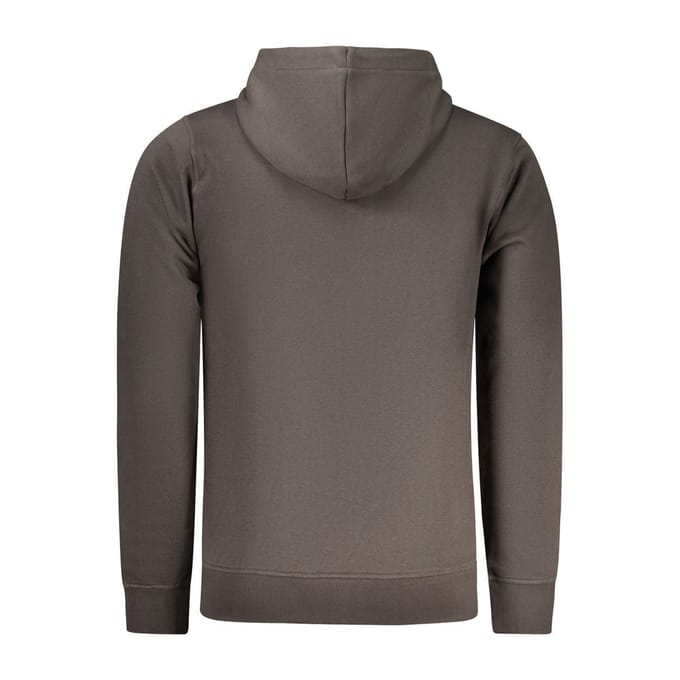 Rifle Grigio Katoenen Heren Hoodie