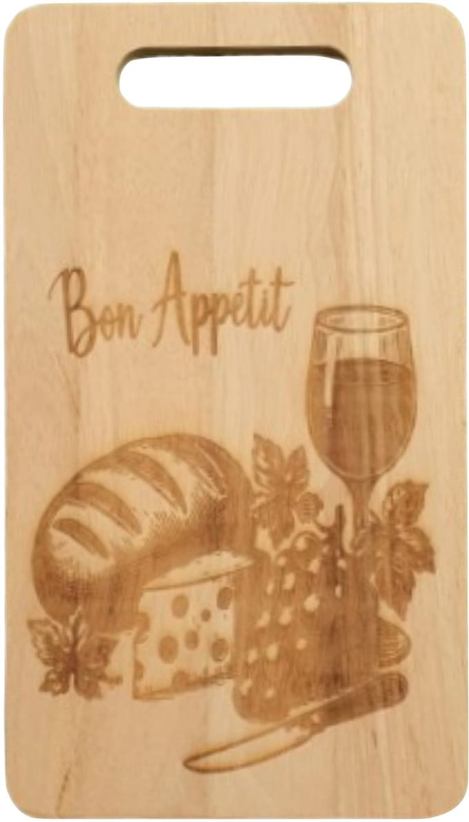 Snijplank - serveer - tapas plank - Tekst Bon Appetit