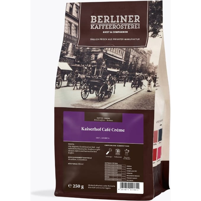 Berliner Kaffeerösterei Café Créme Kaiserhof 250g