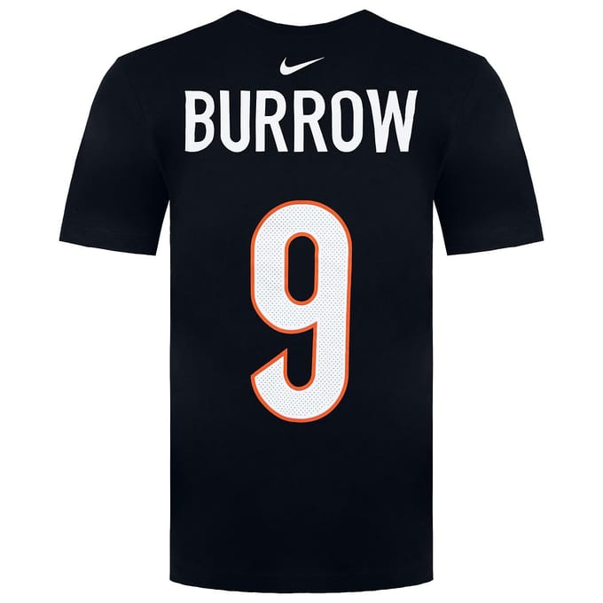 Nike NFL Cincinnati Bengals 9 Joe Burrow Heren T-shirt