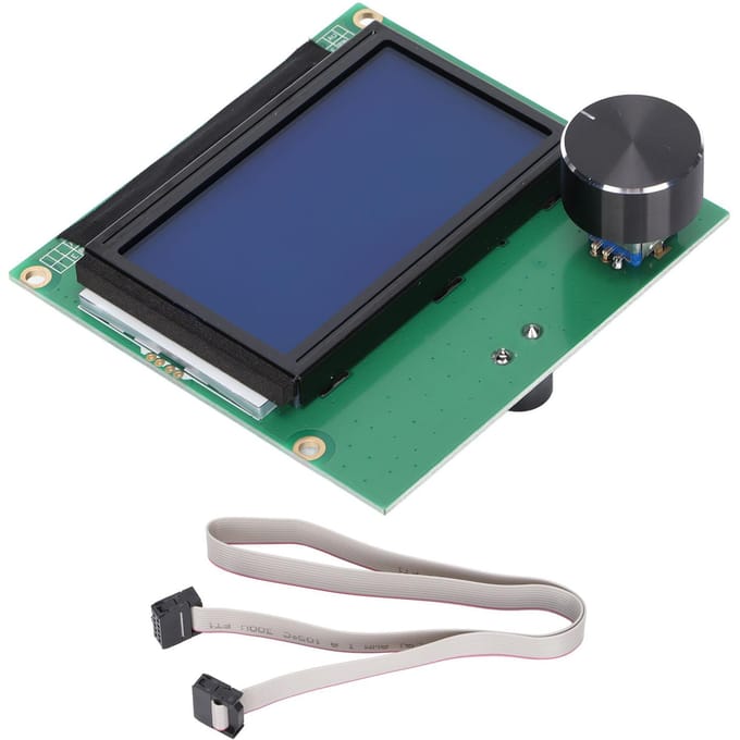 3D Printer Display 12864 LCD-scherm Intelligent Controlebord Printeraccessoires voor CR 10S voor black