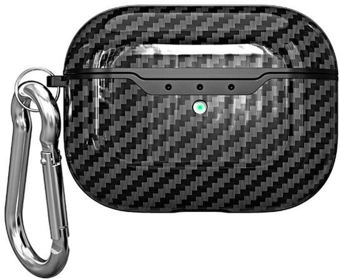 Beline - Serie Carbon - AirPods Pro Hoes - Antislip - Zwart