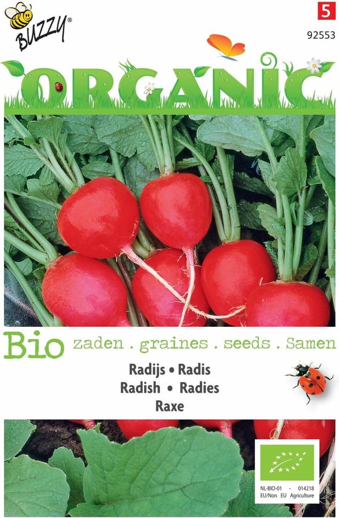 2 stuks - Buzzy - Organic Radijs Raxe
