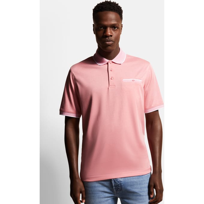 Bugatti Herren Poloshirt met contrasterende strepen