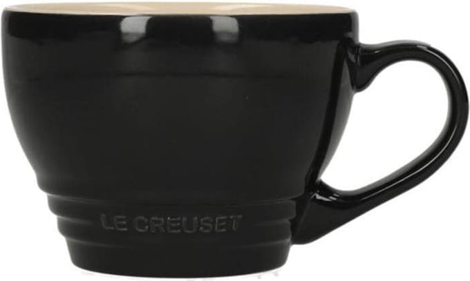 Le Creuset - Grote Cappuccino Mok Ebbenzwart 0,4l