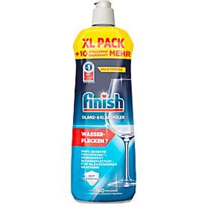 Spoelglansmiddel Finish Classic, met glansbescherming, transparant, fles met 800 ml
