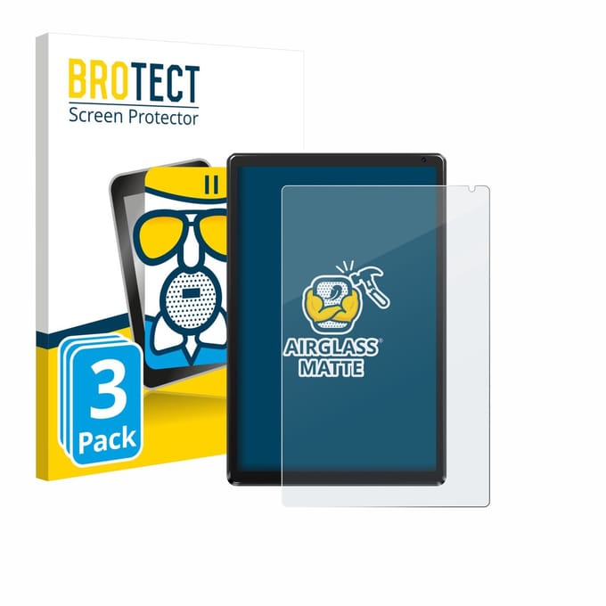 BROTECT - Screenprotector voor Ainmel AMLC12 10.1" - Folie Beschermfolie Beschermglas matte 3 Stuks