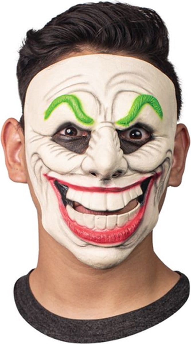Latex masker - Jester Clown - Halloween