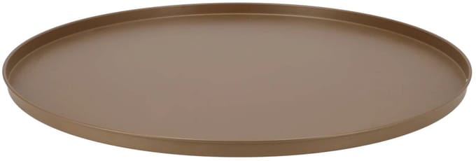 Daan Kromhout - Tray - Plate - Dienblad - Bruin/Goud - Metaal - 46 x2cm