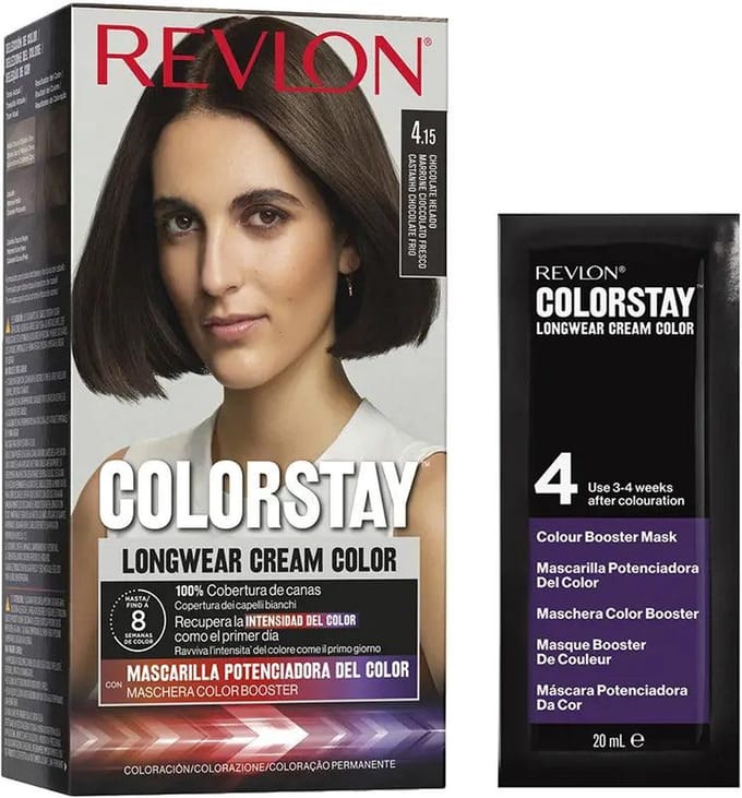Permanente Kleur Revlon Colorstay Nº 4.15 Chocolade