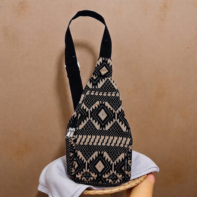 Jacquard Natural Bags - Desert Loom - Cross Bag