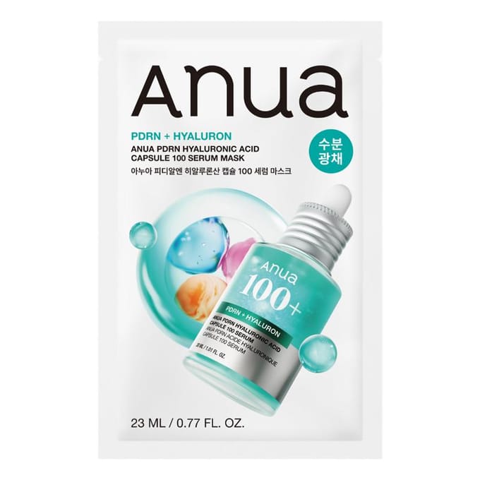 Anua - PDRN Hyaluronic Acid Capsule 100 Serum Mask 2026 Version - 23ml x 1 sheet