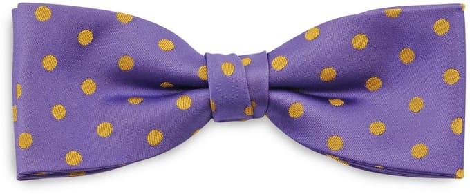 Sir Redman - Strikken - strik Satin Dot - lila / geel