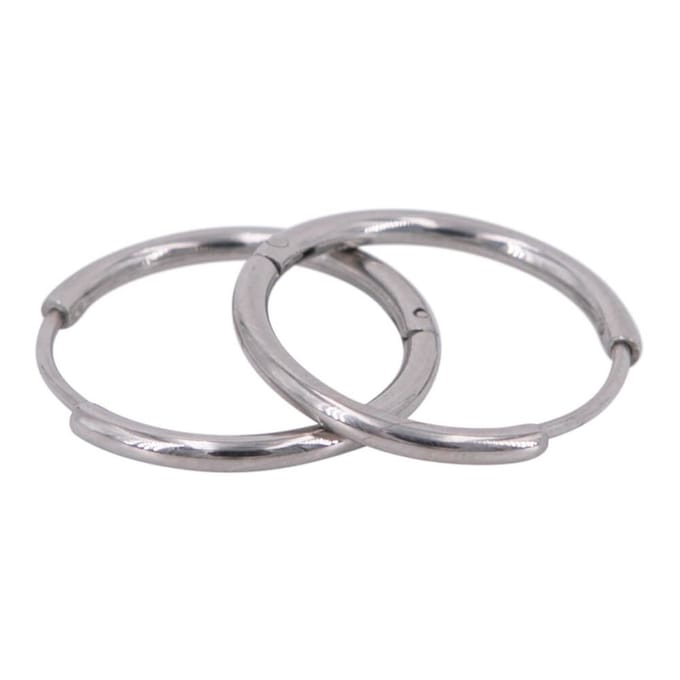 Kalli Oorringen Rond Smal Zilver 1.5 cm | 1896