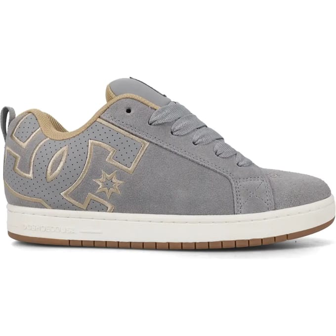 DC Shoes Court Graffik Sneakers Heren - Grijs - Maat 41 - Suède