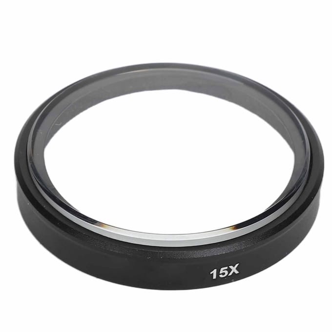 Close-up Macro Filter 15x Vergroting HD Coating Optisch Dun Frame Anti-olie Actiecamera Accessoire voor Action 3 4 gray