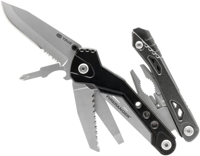 True Utility Fireranger - outdoor survival multitool met tasje