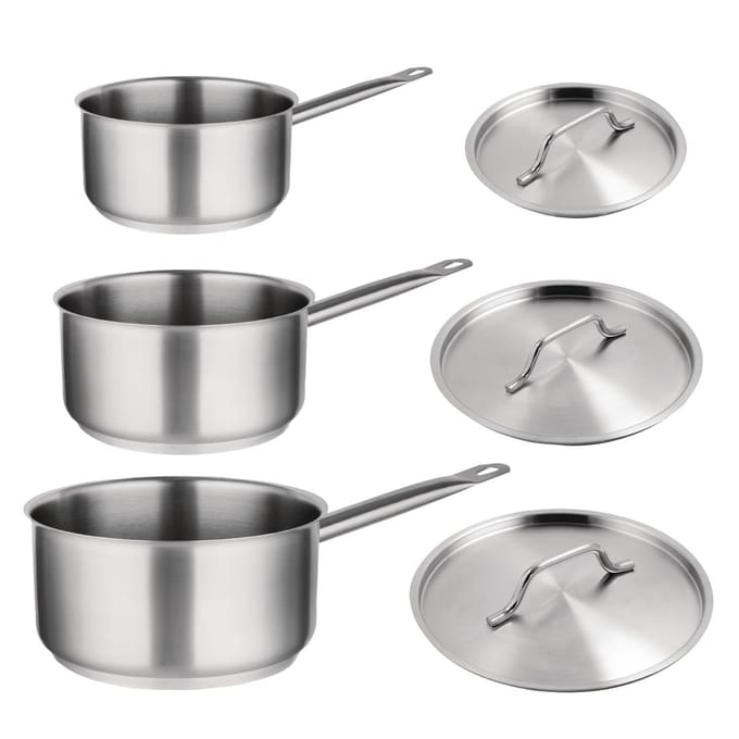Speciale Aanbieding - Vogue Steelpanset (3 Stuks) - S128
