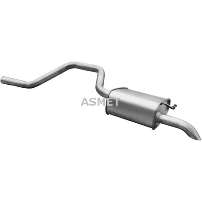 Geluiddemper achter ASMET 07.203