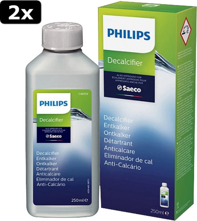 2x Philips CA6700/10 Ontkalker Saeco-espressomachine 250 Ml