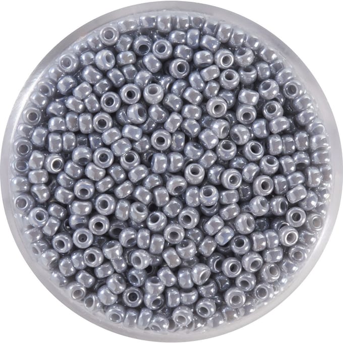 9660-794 Jap. Miyukirocailles - 2,2mm - pearl grey - 12 gram