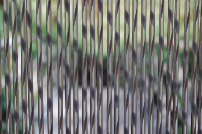 Vliegengordijn Sienna 2, 100x230 cm. Grijs