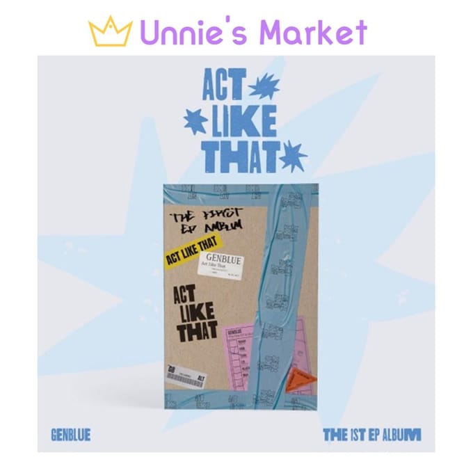 GENBLUE - ACT LIKE THAT / Het 1e EP-album 1EA gray