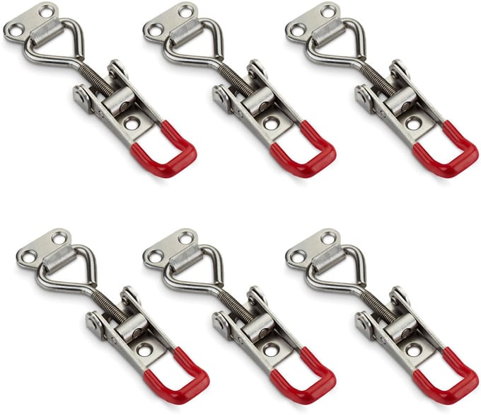 Set van 6 JUNKER spansluiting M5 (houdkracht 165kg) RVS SS304 verstelbaar spansluiting