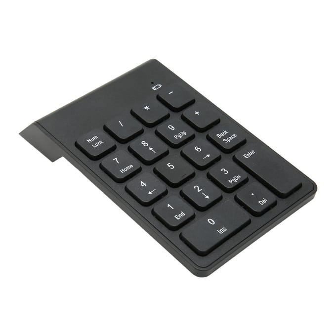 2.4G Draadloos Numeriek Toetsenbord Chocoladetoetsen Plug and Play 18 Toetsen Cijfer Numpad voor Bank Boekhouder
