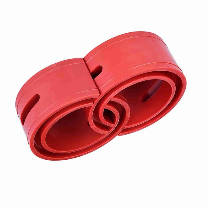 2 stuks Rode Auto Schokdemper Buffer Veer Bumper Kussen Type B