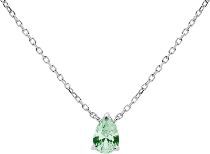 Karma Ketting Julia Ocean Green Zilver
