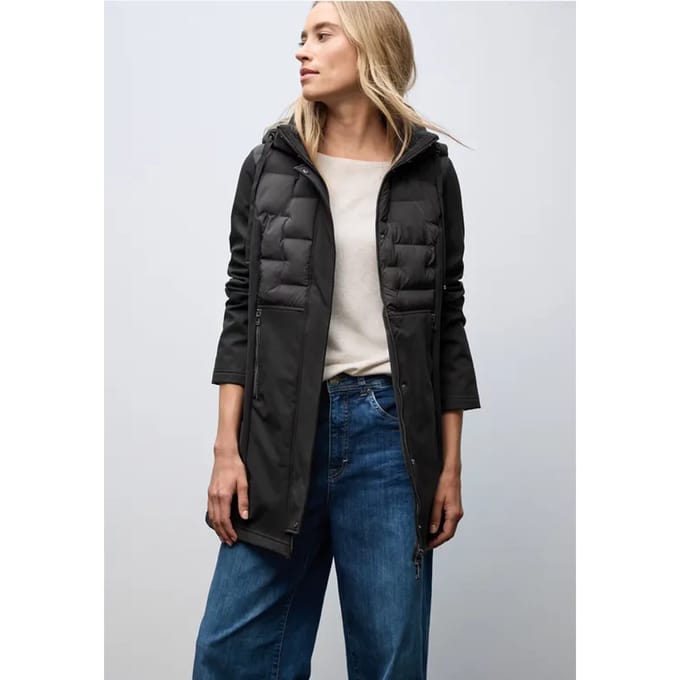 Softshell jas met details