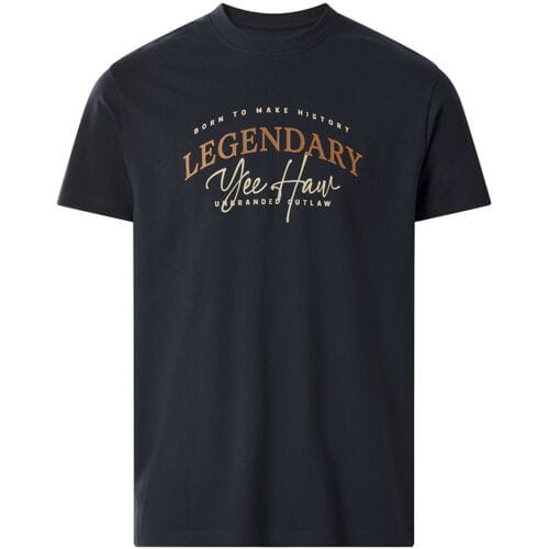 ESMARA MEN Heren T-shirt (Marineblauw, M)