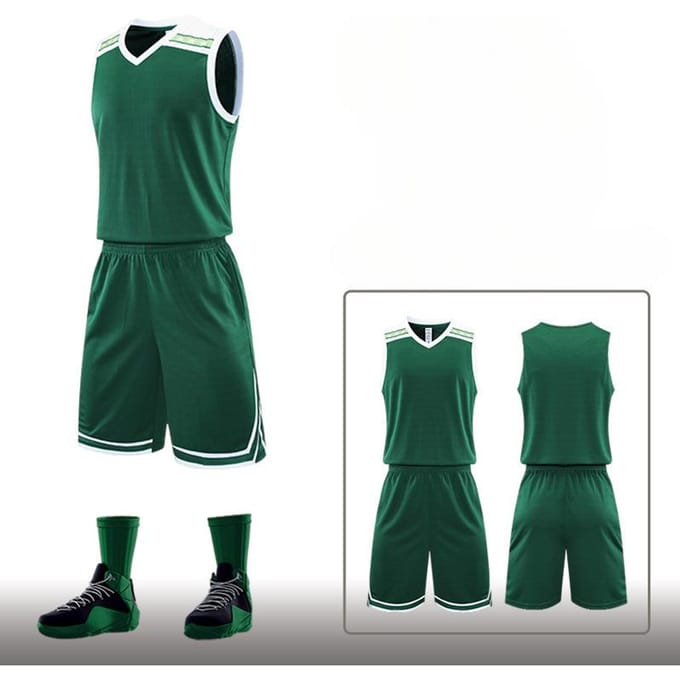 Basketbal Uniform Set Kinderen Volwassenen Basketbal Jersey Jongens Training Team 3XS