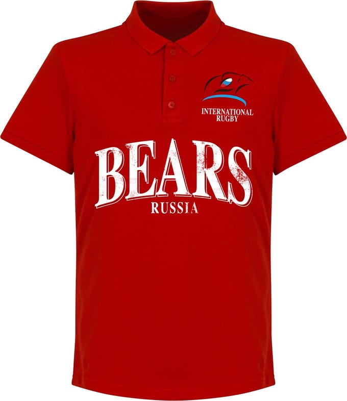 Rusland Rugby Polo - Rood - L