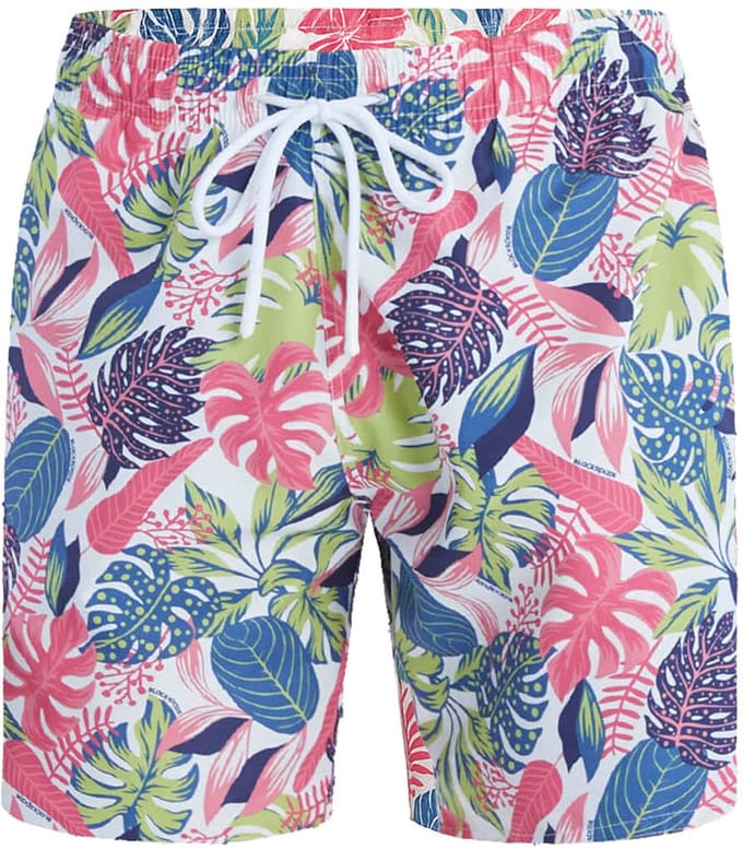 Blackspade Badeshorts Medium Pattern mit kurzem Bein