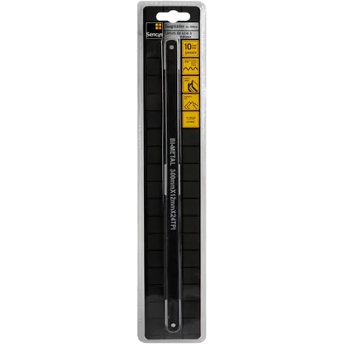 Sencys Metaalzaagblad - 300mm - 24tpi - Bi-metaal - 2 Stuks