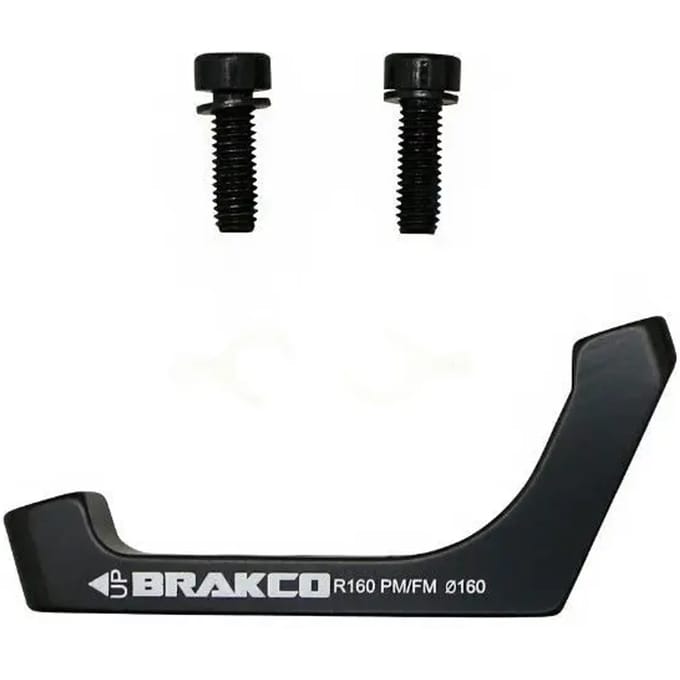 Road disc brake adapter - post mount caliper op frame Brakco Flat Mount