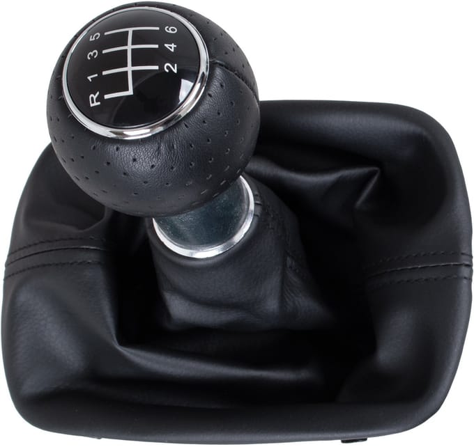 Modecar - Versnellingspookknop - Zwart - Audi A6 C6 2004-2011 - Inclusief Mieszek