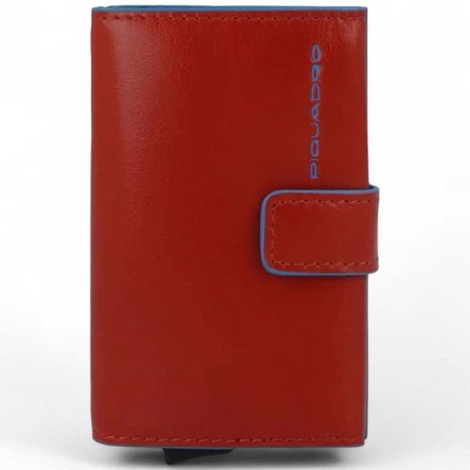 Piquadro Blue Square Unisex Bruin lederen kaarthouder - PP5649B2BLR-CU4