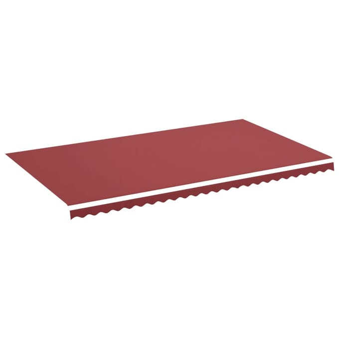 vidaXL - Vervangingsdoek - voor - luifel - 600x350 - cm - polyester - bordeauxrood