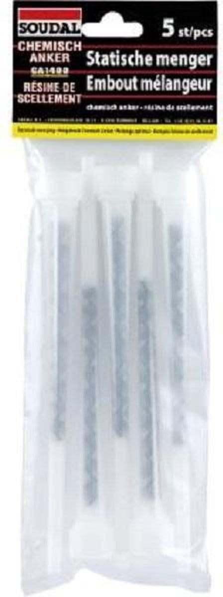 Soudal statische mengers voor chemische verankering- 5 stuks