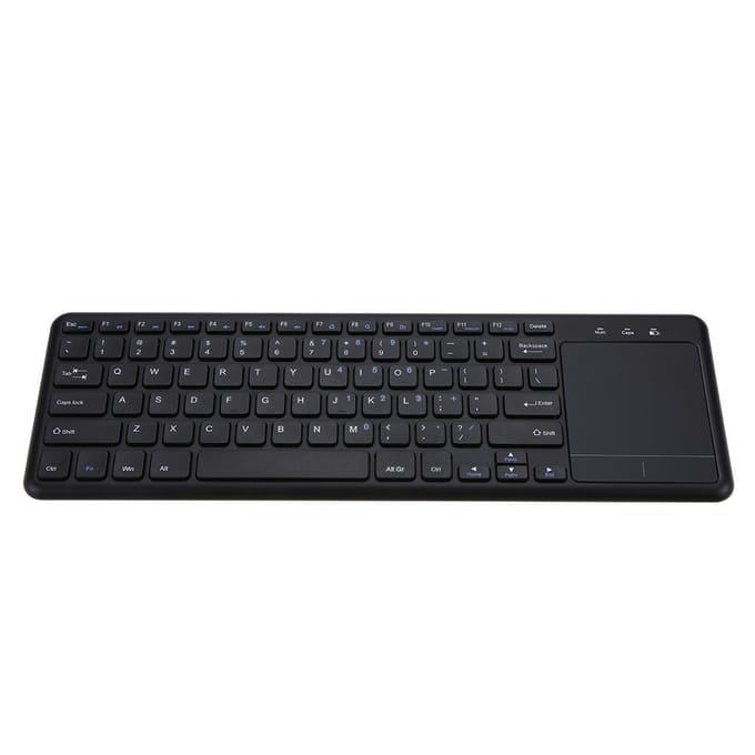 2.4G draadloos touchpad-toetsenbord Multi-touch Ultraslank voor Android Smart TV-computer black