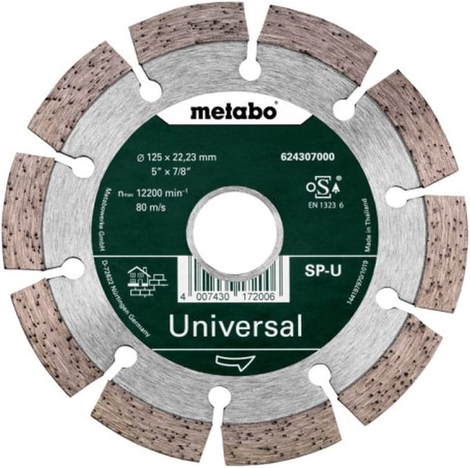 Diamantschijf SP-Universal | Ø 125x22,23 mm | blister