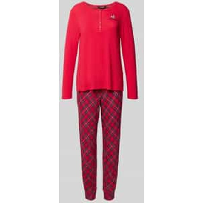 Relaxed fit pyjama met viscose
