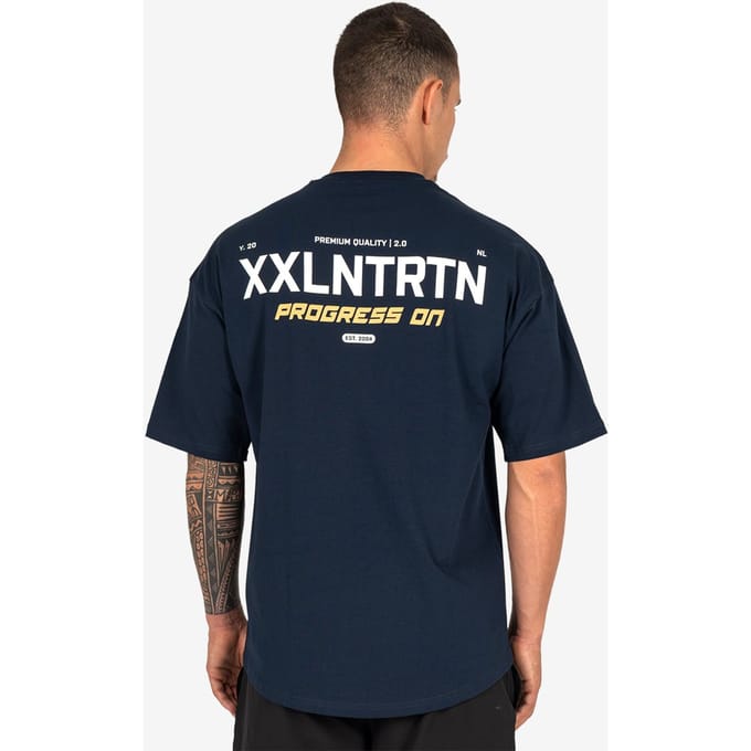 XXL Sportswear Progress On T-Shirt - Navy Navy M