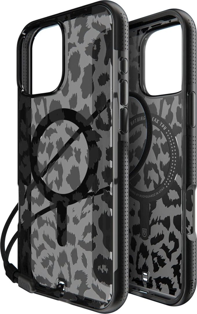 BodyGuardz Ace Pro MagSafe Backcover voor de iPhone 16 Pro Max - Zwart