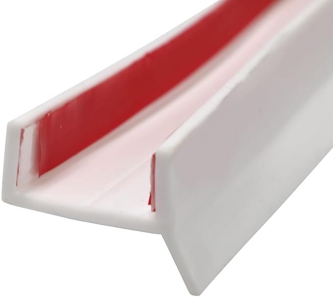 Keuken Plint Afdichting - Keuken Plintstrip - Afwerking Keuken - Zelfklevend - 2 meter - Wit