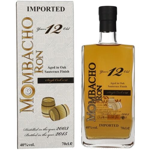 Mombacho Ron 12 Years Old Sauternes Finish 40% Vol. 0,7l in geschenkverpakking
