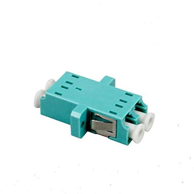Glasvezel Koppeling Adapter - LC naar LC Koppeling - Netwerk Verbinding Maken - Duplex Multimode Connector - 10 stuks - Zwart